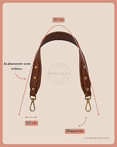 Alça Elegance com Mosquetão