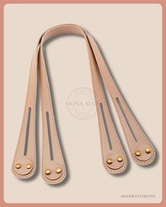 Alça Vintage para Bolsa - Bege
