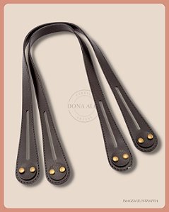 Alça Vintage para Bolsa - Preta