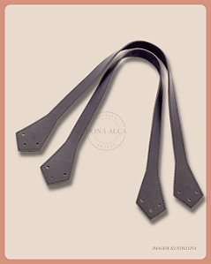 Alça Japonesa para Bolsa de Crochê - Preta