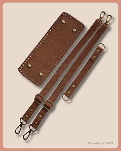 Kit para Mochila com Fundo Caramelo