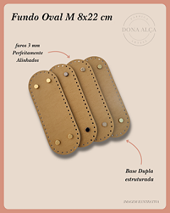 Fundo Oval M com Bailarina (8x22)