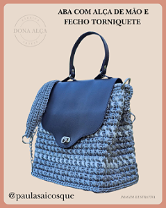 Aba com Alça de Mão e Fecho Torniquete (22x28)