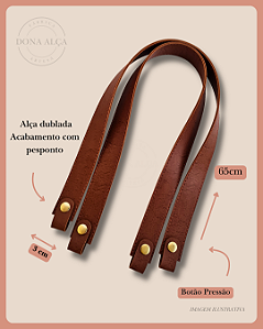 Alça Reta com Botão (3cm)