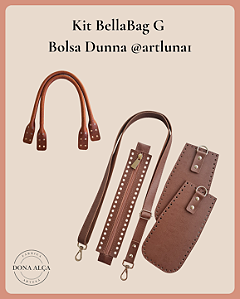 Kit BellaBag G (completo) - Bolsa Duna @artluna1 - Linha Básica