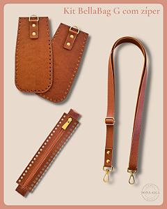 Kit BellaBag G (com zíper) Bolsa Duna @artluna1