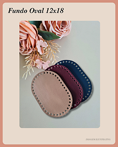 Fundo Oval sem bailarina (12x18)