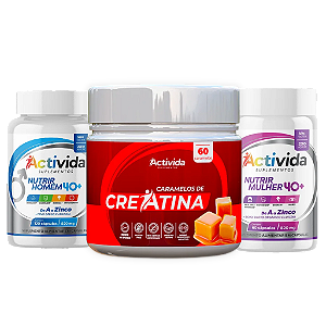Caramelo de creatina + Nutrir Homem+ Nutrir Mulher