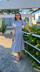 Vestido Lourdes Cinza Escuro