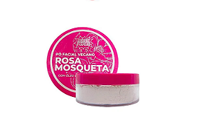 Pó Facial Vegano Rosa Mosqueta - Super Poderes