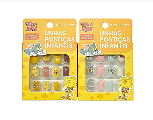 Unhas Postiças Infantis Tom e Jerry