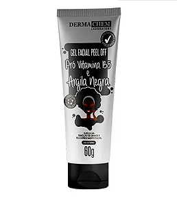 Gel Facial Peel Off Argila Negra - Dermachem 60g