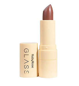 Batom Velvety Glass (COR BG02) - Ruby Rose