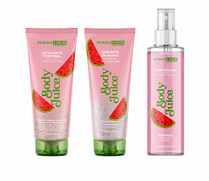 Kit Body Juice Melancia (Esfoliante + Sabonete + Body Splash) – Dermachem