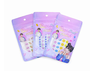 Cartela de Adesivos Para Acne Sortidos - Hello MIni