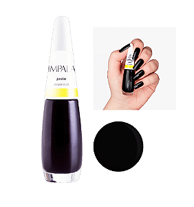 Esmalte Impala Cremoso A Cor da Sua Moda Preto