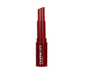 Batom Charm Lips CL06 Ruby Rose – Batom de Alta Cobertura com Textura Confortável