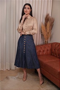 SAIA VECCHI JEANS MODA EVANGÉLICA EXCLUSIVA (260340) CAMISA