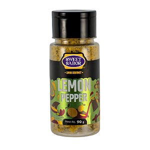 Lemon Pepper Dosador 90g - Limão e Pimenta