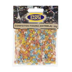 Confeitos Figura (Estrela) 50g