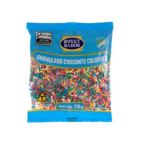 Granulado Crocante Colorido 70g