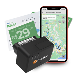 Rastreador GPS 4G OBD Tempo Real Instalação Rápida E Fácil