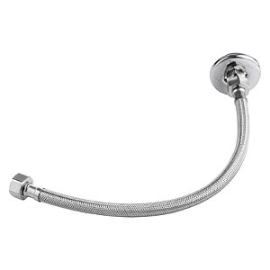 Engate Trançado Mangueira Aço Inox 60 cm Quente Frio Cromado