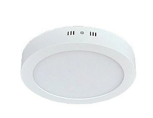 Painel LED Sobrepor Redondo 6500K 12W