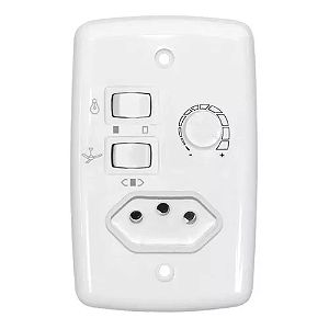 CONTROLE DE VENTILADOR CHAVE ROTATIVA COM TOMADA 01-05