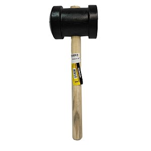 Martelo Borracha Preto 40mm