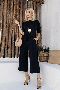 Conjunto Pantacourt Lua