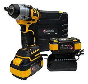 Chave De Impacto 48v Profissional Maleta 35 Pçs Lançamento