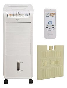 Climatizador De Ar Frio Midea Preto/ Branco 127 ou 220v