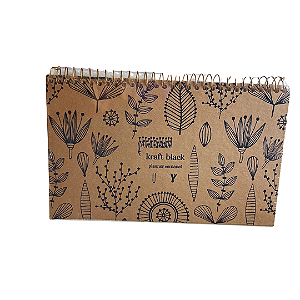 Agenda Free Planner 160 Folhas - Kraft Black
