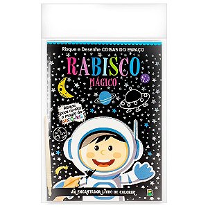 Livro para colorir - Rabisco Mágico: Coisas do Espaço