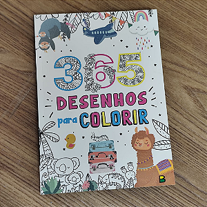 Livro 365 Desenhos para colorir