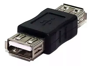 Adaptador Emenda USB Femea X Femea para cabo USB ‎7897075102660