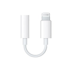 Cabo adaptador lightning Headphone IJack Liu JK-1707 Branco