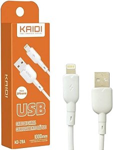 Cabo de carregamento rápido para IOS 1m H'maston 4.8A MAX H722 Branco