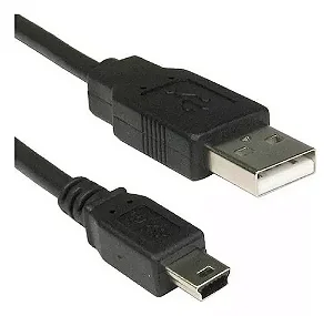 Cabo de dados e Carga para sincronizar/carregar telefone e PS3 tipo V-3 1.5m Manete Preto