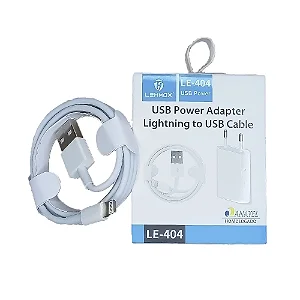 Carregador Completo Lightning Lehmox LE-404 10W IPhone Branco