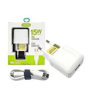 Kit Carregador E Cabo Micro Usb Kimaster T503uv 3.1a 15w
