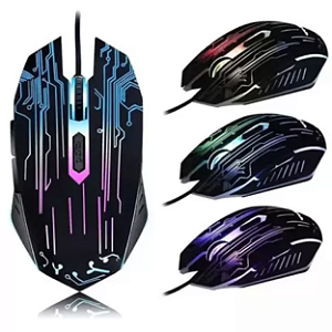 Mouse Gamer Durawell 3200DPI gamer RBG - Preto DW-1670