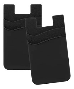 Porta cartão Adesivo para capinha de celular Preto