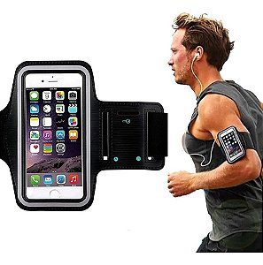 Suporte Porta celular braço para corrida e caminhada Até 6.5" B08Q7VPKCH