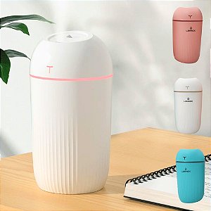 Umidificador de Ar USB Lehmox LEY-1788 420ml com Led Branco
