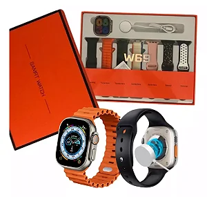 Relógio Smartwatch W69 Com 7 Pulseiras