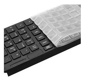 Kit teclado + mouse sem fio AJ-Q17 ANJ.GG - Preto