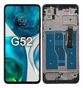 Tela com display e aro Motorola Moto G52