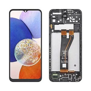 Tela com display e com aro para Samsung Galaxy A14